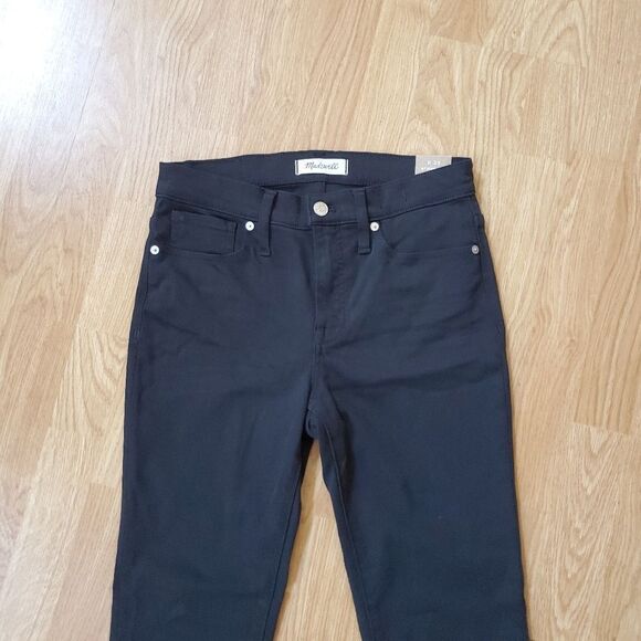 NEW! Madewell 9" High-Rise Skinny Jeans - size 28 in Black - Picture 4 of 13